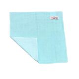 Pamuk Muslin Kumaş Bebek Ağız Mendili Mavi (26x26Cm) 