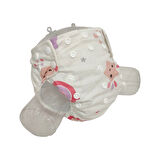 BEZHANE Baby YBB Yıkanabilir Bebek Bezi Cepli Gökkuşağı Desen(3kg-12kg)