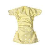 BEZHANE Baby YBB Yıkanabilir Bebek Bezi Cepli Sarı Renk Çıt Çıtlı(8kg-18kg)