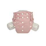 BEZHANE Baby YBB Yıkanabilir Bebek Bezi Cepli Gül Kurusu Rengi Çıt Çıtlı(8kg-18kg)
