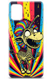 Samsung Galaxy A31 uyumlu Renkler 18 Telefon Kılıfı Zombie Zebra Renk