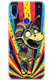 Xiaomi Redmi Note 7 Pro uyumlu Renkler 18 HD Kapak Zombie Zebra Renk