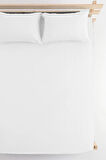 Beyaz Çarşaf Lastiksiz 240x280 cm ve 2 Adet Yastık Kılıfı