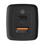 Baseus Type-C 65 Watt Hızlı Şarj Aleti Siyah