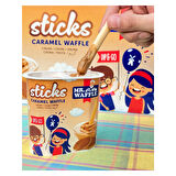 MR.WAFFLE Sticks Caramel Waffle 50 gr x 12 Adet
