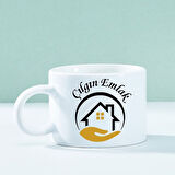 Kurumsal Firmalara Özel Logolu Seramik Motto Kahve Fincanı