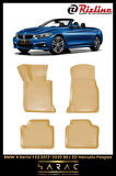 Rizline BMW 4 Serisi F33 2018 Model BEJ 3D Havuzlu Paspas