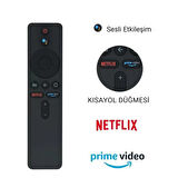 Coofbe Xiaomi Mi TV Stick Uyumlu KumadaNetflix Prime Tuşlu Xiaomi Mi TV Stick Uyumlu Kumanda TV Box Uyumlu Uzaktan kumanda