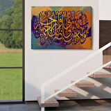 Bu Dert Gelip Beni Buldu, Sen Merhametlilerin en Merhametlisisin Ayet Kanvas Tablo-3360