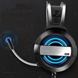 Coofbe 4D Surround RGB Işıklı USB Girişli Profesyonel Oyuncu Kulaklığı Kafaüstü Gaming Kulaklığı