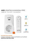 Axis 3'Lü Uzaktan Kumandalı Priz Set 3680 W