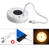 ALLY Akıllı Led Sensorlu Otomatik Usb Şarj Edilebilir Gece Lambası Led
