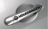 Volkswagen Tiguan İçin Uyumlu Aksesuar Oto Kapı Kolu/Jant Sticker 10 Adet 10*1,5 Cm Siyah