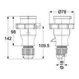 METE EN 4x16 DÜZ ERKEK FİŞ 210524V