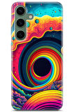 Samsung Galaxy S24 Plus uyumlu Renkler 12 Ultra HD Renk Sarmal Mavi