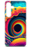 Samsung Galaxy S24 Plus uyumlu Renkler 12 Ultra HD Renk Sarmal Mavi