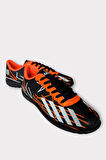 Erkek Futbol Halı Saha Ayakkabısı SİYAH TURUNCU