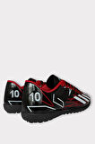 Erkek Futbol Halı Saha Ayakkabısı KIRMIZI - SİYAH