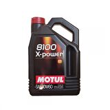 Motul 8100 X-Power 10W-60 Tam Sentetik 4 lt Benzin-Dizel Motor Yağı Üretim:2021 