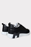 Erkek Günlük Sneaker Ayakkabı SİYAH - BEYAZ