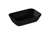 VitrA Geo 7425B070-0016  Dikdörtgen Çanak Lavabo, 60 cm, Siyah