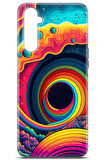 Realme 6 uyumlu Renkler 12 HD Ultra Renk Sarmal Mavi