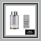 Mont blanc Explorer Platinum EDP 100ml X Deodorant 75 G Stick