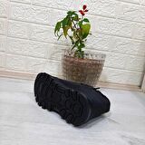 Black Sea 542 Siyah-Siyah Kürklü Fermuarlı Cırtlı Erkek Çocuk Bot