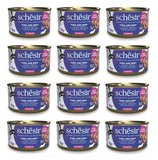 Schesir Ton ve Sığır Etli Tam ve Dengeli Broth Pişirme Suyunda Kedi Konservesi 85 Gr. X 12 Adet
