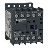 Schneider LC1K0601M7, 6 Amper, 2.2 kW, Mini Kontaktör, 220 Volt AC, 3 Kutuplu, 1NK