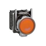 XB4BW35M5, turuncu sıva altı eksiksiz ışıklı basm Buton Ø22 yaylı dönüş 1NA+1NK 220...240V