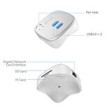 Baseus Dock Hub Kalem Şarjlı 2xUSB3.0 125MB/sn RJ45 TF-SD Girişli Masaüstü Dock Adaptör