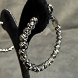 Uretti - İREM 3914 8373 Dorika Model Çelik Halka Küpe