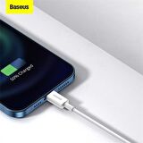 Baseus Super Şarj 1Mt 2.4A Ultra Hızlı İphone Şarj Kablosu 480MB/sn İphone 11 12 13 14 Pro Max Şarj