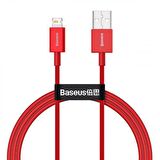 Baseus Super Şarj 1Mt 2.4A Ultra Hızlı İphone Şarj Kablosu 480MB/sn İphone 11 12 13 14 Pro Max Şarj