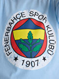 Fenerbahçe Orijinal Lisanslı UV Baskılı Renkli Logo Sıfır Yaka Çocuk T-Shirt 