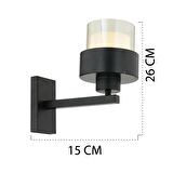 Apliqa Carla Metal Modern Yatak Odası Duvar - Yatak Başı Aplik 
