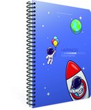 Happiness Spiralli Karton Kapak Defter A4 100 Yaprak Kareli (4 Lü Paket) 6170