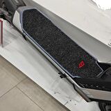 Elektrikli Scooter Aksesuar Koruyucu Paspas Segway Ninebot SuperScooter GT1 Uyumlu GT1 Amblem Armalı Gri Kenar Overloklu