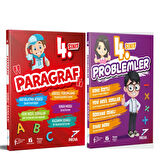 Pruva Akademi 4. Sınıf Paragraf ve Problemler Soru Bankası Seti 2 Kitap
