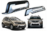 Dacia Duster Ön Arka Tampon Koruma ledli 2018-2020 Arası Uyumlu