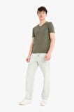 DeFacto Slim Fit Dar Kesim V Yaka Basic Düz Kısa Kollu %100 Pamuk Tişört M7668AZ25SPKH244
