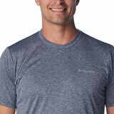 Columbia Hike™ Crew Short Sleeve Shirt Erkek Lacivert Tişört AO1419-465