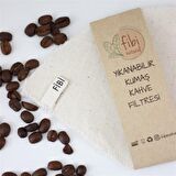 %100 Ham Pamuk Yıkanabilir Kahve Filtresi