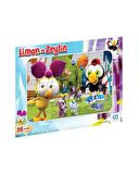Ca Games Limon İle Zeytin 3+ Yaş Büyük Boy Puzzle 2x35 Parça