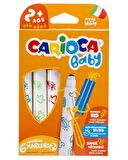 Carioca Baby Mum Boya Oyun Hamuru ve Keçeli Kalem Boya Seti