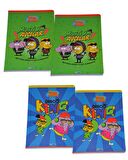 Temel Kral Şakir 4 Parça A5 Defter Seti