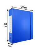 Arşiv ve Proje Kutusu 29x40x9cm Mavi 5’li