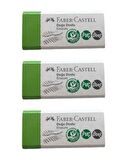 Faber Castell Doğa Dostu Küçük Silgi Dust Free PVC Free 3 lü 187354