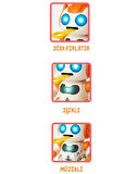 Pasifik Toys Uzaktan Kumandalı Disk Atan Robot Turuncu 60630